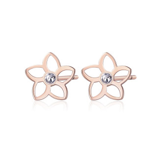 Náušnice kôstky Swarovski elements Brosway Ikebana BKE 26
