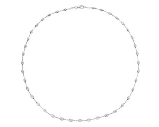 Jemný náhrdelník zo striebra 301182
