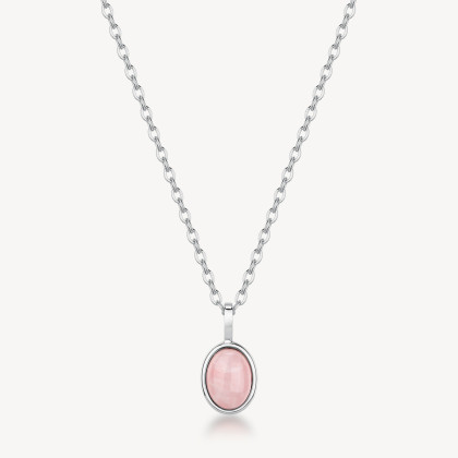 Štýlový dámsky náhrdelník Brosway s ruženínom BNL131