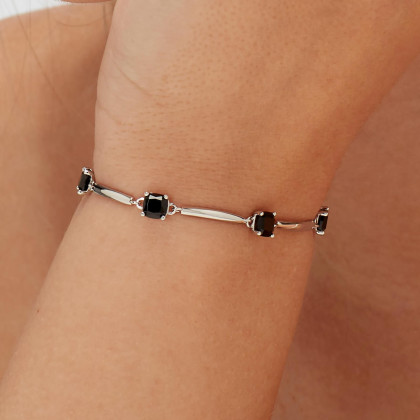 Náramok s kamienkami Brosway Fancy Mistery Black FMB04