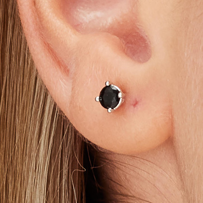Strieborné náušnice Brosway Fancy Mistery Black FMB40