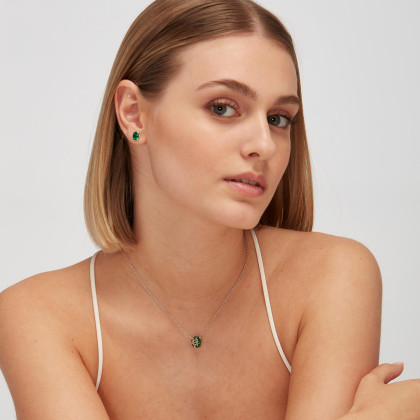 Strieborná korálka Brosway Fancy Life Green FLG03