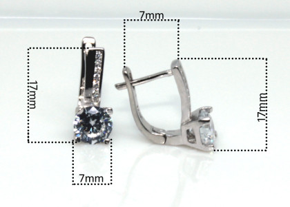 Náušnice so zirkónmi 305915