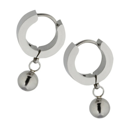 Náušnice krúžky chirurgická oceľ MESS25ST