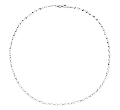 Elegantný strieborný náhrdelník vlnky 3011730009