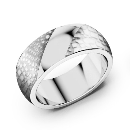 Oceľový prsteň MCRSS016