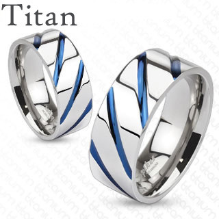Titánový prsteň Spikes 4381