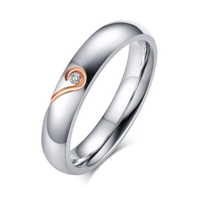 Ocelové snubné prsteny SECR064