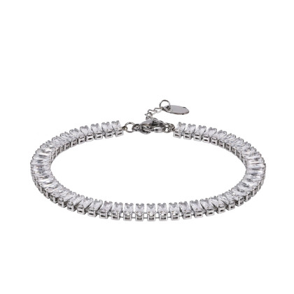 Dámsky náramok so zirkónmi chirurgická oceľ MBSS223