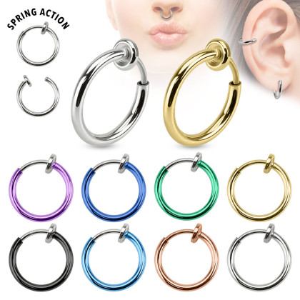 Fake piercing nosa P45