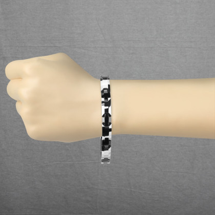 Elegantný magnetický náramok z volfrámu SESTUB011