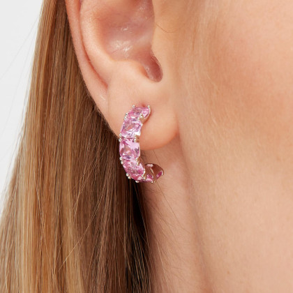 Náušnice se zirkony Brosway Fancy Vibrant Pink FVP10