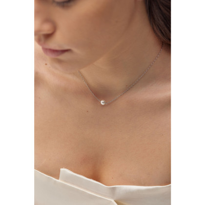 Náhrdelník Brosway s imitáciou perly Fancy Infinite White FIW135