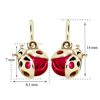 Detské náušnice zlaté C2008Z