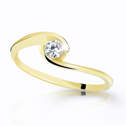 Prsteň s kamienkom zlatý Z6134Y