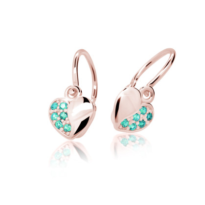 Detské náušnice Cutie Jewellery C2160R-Mint Green