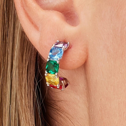 Trendy náušnice Brosway Fancy Joyful Rainbow FJR06