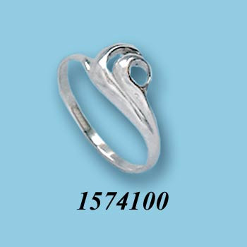 Strieborný prsteň 1574100