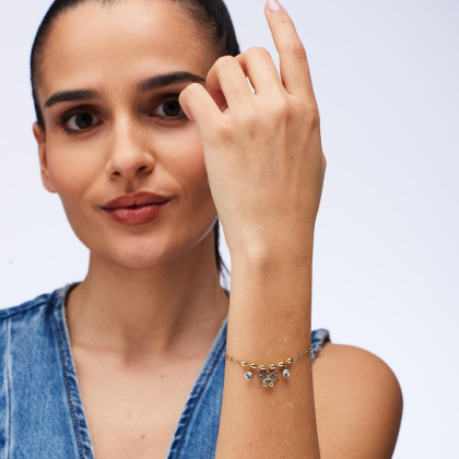 Dámsky oceľový náramok s kryštálmi Brosway CHAKRA BHKB268