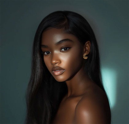 Moderné náušnice z chirurgickej ocele MESS55GD