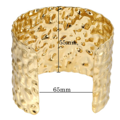 Bangle zlatý z chirurgickej ocele MBSG19GD