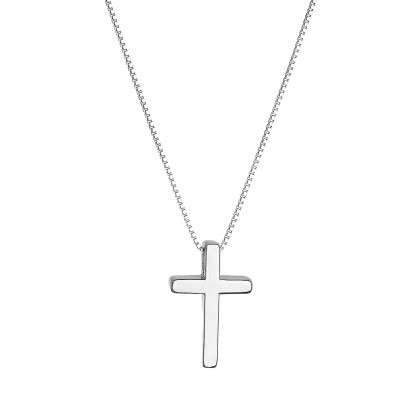 strieborný  náhrdelník s krížom 62005