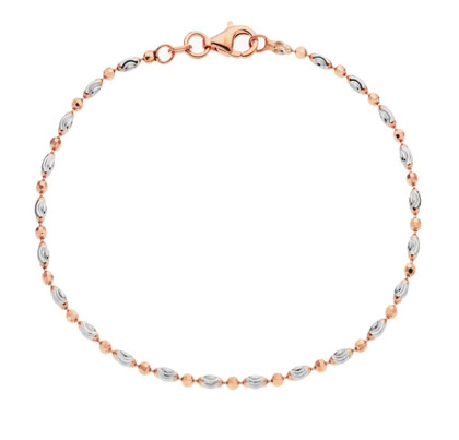 Jemný strieborný pozlátený náramok 3052720005