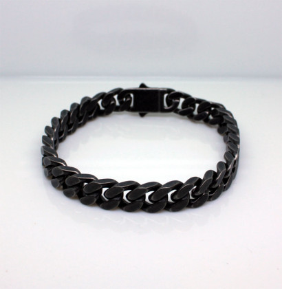 Oceľový náramok v pištoľovej šedi WJHN246B