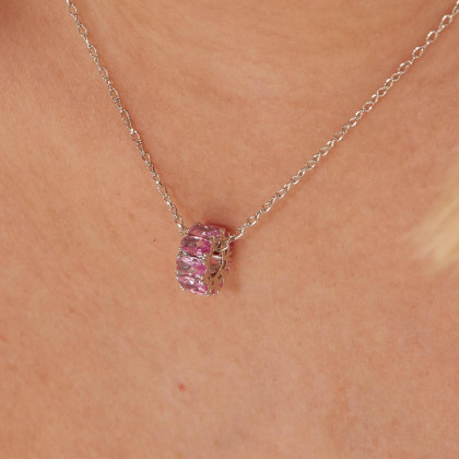 Korálik so zirkónmi Brosway Fancy Vibrant Pink FVP01