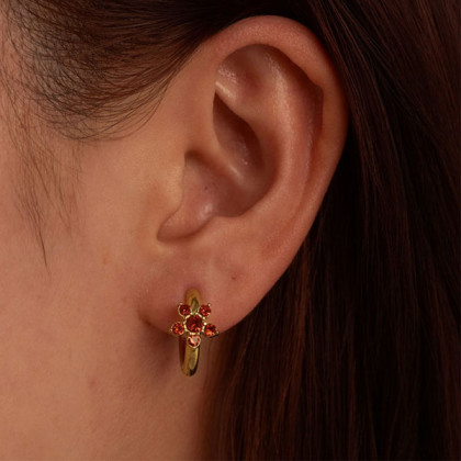 Náušnice z chirurgickej ocele WJHE1235GD