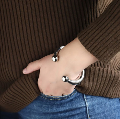 Náramok bangle z chirurgickej ocele MBSG36ST