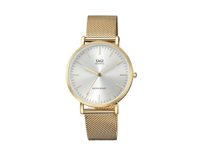 Elegantné zlaté hodinky Q+Q QA20J001Y