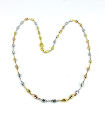 Pozlátený náhrdelník strieborný 3104750020