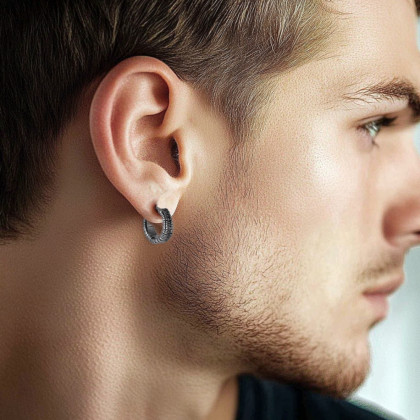 Náušnice krúžky chirurgická oceľ ESS819