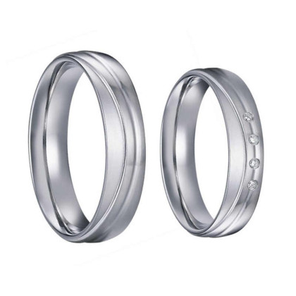 Oceľové snubné prstene SPPL035