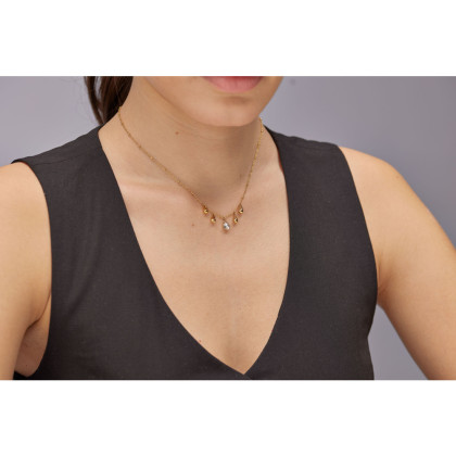 Zlatý náhrdelník Brosway Perfect BPC39