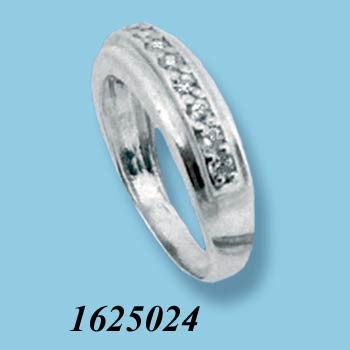 Strieborný prsteň so zirkónmi 1625024