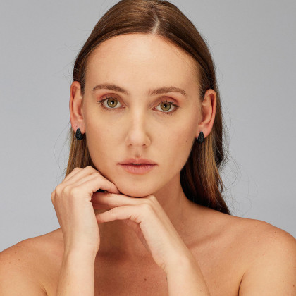 Strieborné náušnice Brosway Fancy Mistery Black FMB122