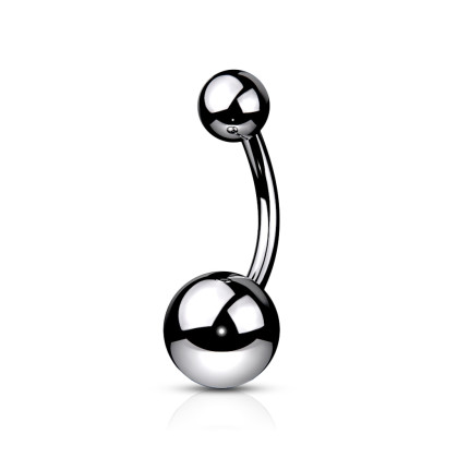 Titánový piercing do brucha SET23N01ST