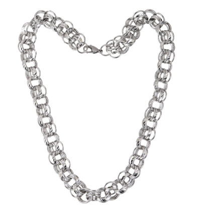 Masívny náhrdelník z chirurgickej ocele MNSS62