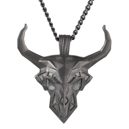 Štýlový prívesok z chirurgickej ocele + retiazka PSS1310