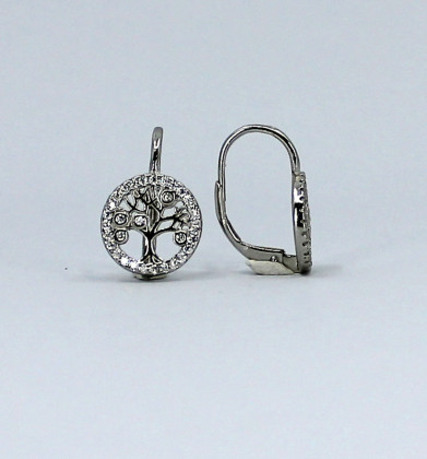 Strieborné náušnice strom života 307924009