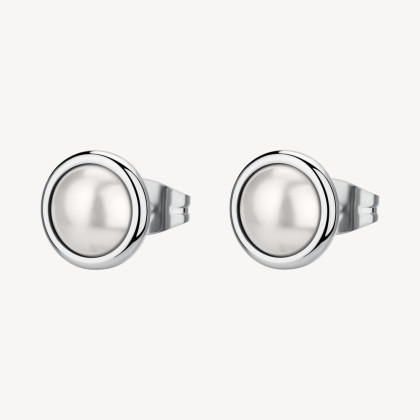 Štýlové dámske náušnice perly Brosway ESSENTIAL BNL148