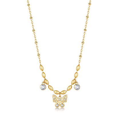 Moderný náhrdelník z chirugickej ocele Brosway CHAKRA BHKN166