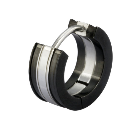 Oceľové náušnice krúžky Inori LYER07B