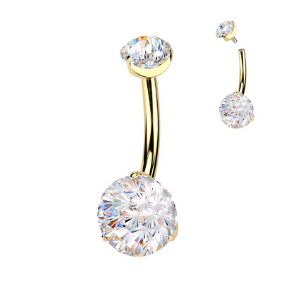 Titánový piercing do brucha SETIN61-ST