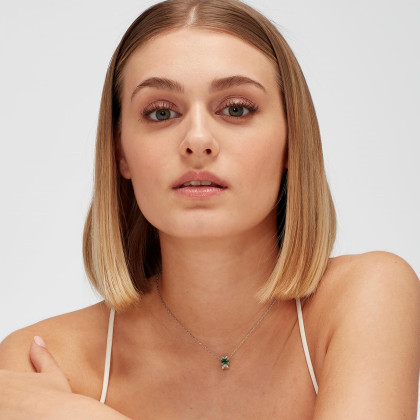 Strieborný korálik Brosway Fancy Life Green FLG02