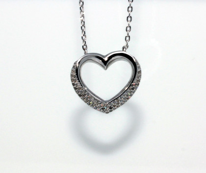 Dámsky náhrdelník srdce 306985