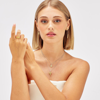 Streiborné šperky Brosway Fancy Energy Yellow