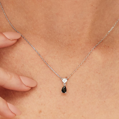 Jemný náhrdelník Brosway Fancy Mistery Black FMB114